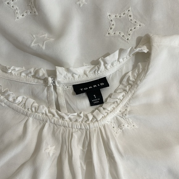 Torrid Flowy Embroidered Top - Picture 7 of 8